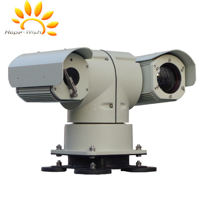 PTZ Surveillance Long Range Vehicle Terpasang Kamera Thermal Imaging Ganda