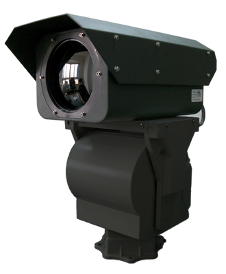 IR Jarak Jauh Kamera Thermal Imaging PTZ Dengan 640 * 512 Detector IP66