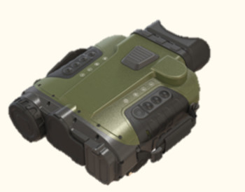 Multi Fungsional Mendeteksi Panas Binoculars Handheld Cooled 320 × 256 Dengan Deteksi 10km
