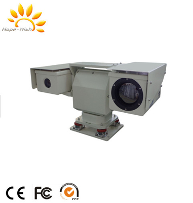 Dual Sensor Patroli Perbatasan Surveillance Kamera Thermal Imaging Camera Mounting Camera