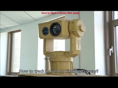 Sistem Pengawasan Termal Tingkat Militer Kamera Keamanan Jarak Jauh Inframerah PTZ