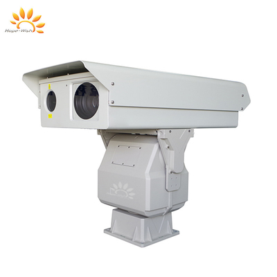 360 derajat Pan Tilt Zoom Kamera Laser Dengan Resolusi 1080P Untuk Kendaraan Laut Dipasang