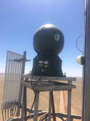 Kelas Militer Multi Sensor Jarak Jauh Termal, PTZ GYRO Laser Security Camera