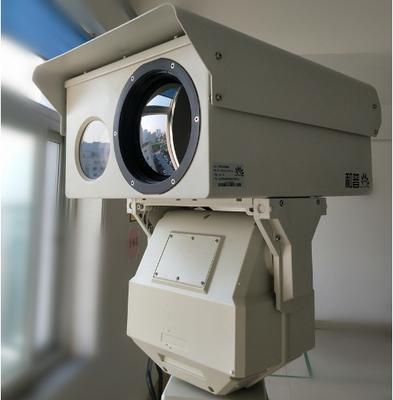 Kelas Militer Dual Kamera Thermal HD PTZ Infrared Camera Waterproof Untuk Keamanan Perbatasan