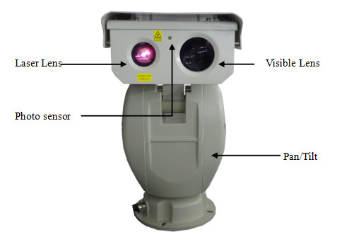 Zoom Night Vision Jarak Jauh Infrared Laser Camera PTZ CCTV Camera CMOS Sensor