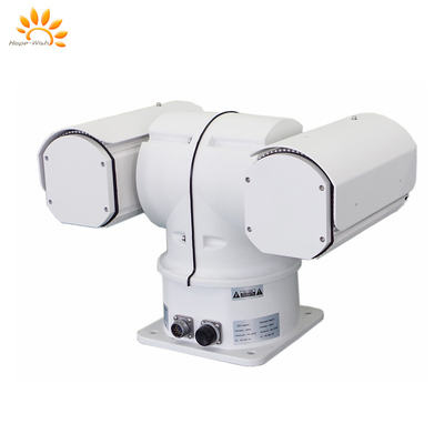 Resolusi Ptz Infrared Thermal Imaging Camera Long Range Laser Angle Untuk Deteksi Kelembaban
