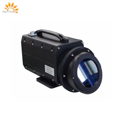 PTZ Dingin Sensor Kamera Pencitraan Termal Kamera Infrared 90 derajat Kemiringan Range 0.05lux Min Pencahayaan