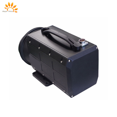 PTZ Dingin Sensor Kamera Pencitraan Termal Kamera Infrared 90 derajat Kemiringan Range 0.05lux Min Pencahayaan