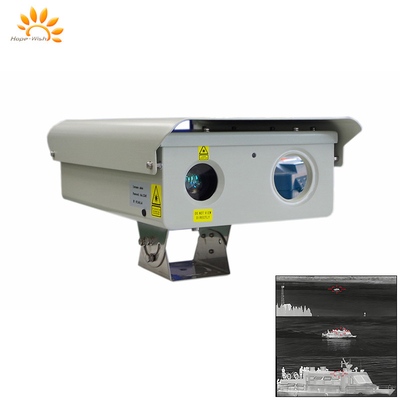 PTZ Laser Camera 1080P Resolusi Wide Pan Long Range Untuk Kendaraan Laut Dipasang