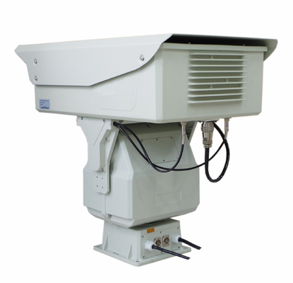 Long Distance Dual Sensor Thermal PTZ Thermal Camera Untuk Deteksi Kebakaran Dini