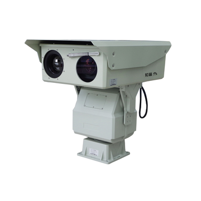 360° Panning 20x Optical Zoom Long Distance Dual Sensor Thermal Ptz Kamera Dengan Auto / Manual Fokus