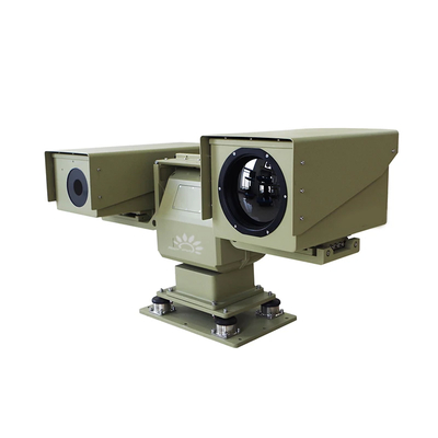 Kelas militer Ptz Infrared Thermal Imaging Camera Dual Sensor dengan frame rate 9 Hz