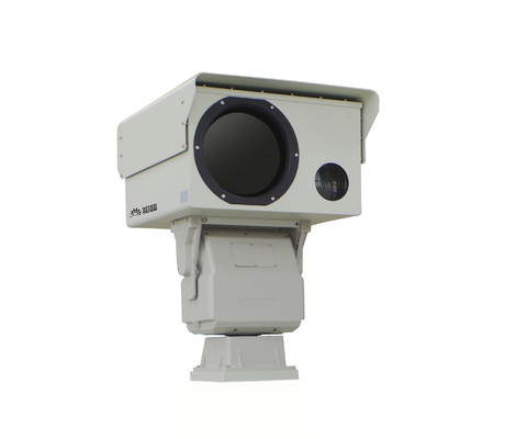 640x512 Resolusi Kamera Jarak Panjang Dengan PTZ Sensor Termal Dan 360 ° Rotasi Kontinyu