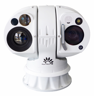 PTZ Thermal Surveillance System Lrf Opsional 5km Waterproof Dustproof Protection Grade Untuk Keamanan yang Ditingkatkan