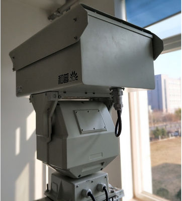 Kelas Militer Dual Kamera Thermal HD PTZ Infrared Camera Waterproof Untuk Keamanan Perbatasan