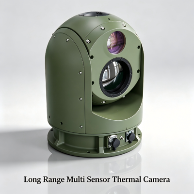 Sistem Pengawasan Termal Resolusi 640*512 Menampilkan Kamera Termal Multi Sensor Jarak Jauh IP67 untuk Pencegahan Burung Bandara
