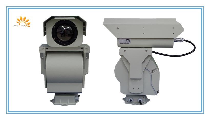 Infrared PTZ Thermal Imaging Camera 6KM , Long Range UFPA Sensor Camera