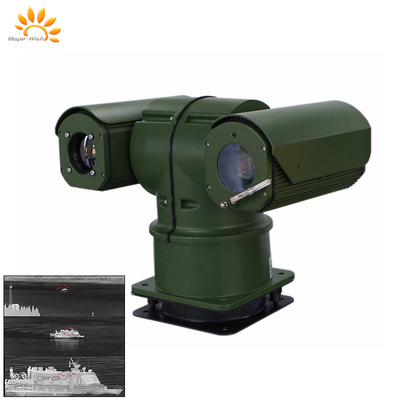 Dual Sensor T Shape Camera Ptz Laser Infrared Thermal Camera Module 360° Pan Range Untuk Pengawasan