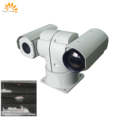 IP67 PTZ Kamera Infrared Surveillance H.264 Laser Bentuk T Kamera Termal Dual Sensor