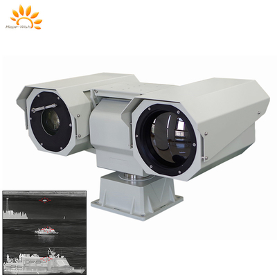 Long Distance Dual Sensor PTZ Thermal Camera Laser 360 derajat untuk keamanan dan pemantauan yang ditingkatkan