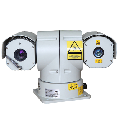 CMOS IP66 PTZ Laser Camera Dengan 300m IR Night Vision Surveillance Anti Surge