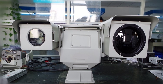 Mobile / Kendaraan Dual Thermal Camera Weatherproof Dengan Jarak Ir 10km