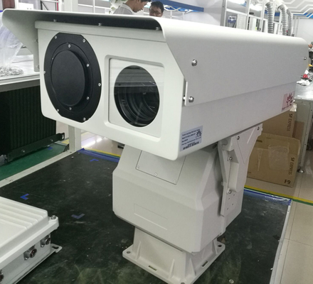 Cctv 30x Zoom Dual Kamera Thermal Inframerah Ip66 Dengan 640 * 512 Resolusi
