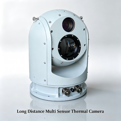 12μm ukuran piksel Sistem pengawasan termal jarak jauh multi sensor kamera termal untuk keamanan perimeter
