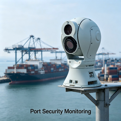Kamera PTZ jarak jauh Sensor Dual Optical Ptz kamera pengawasan
